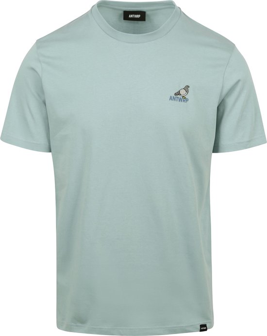ANTWRP - T-Shirt Pigeon Lichtblauw - Heren - Maat M - Modern-fit
