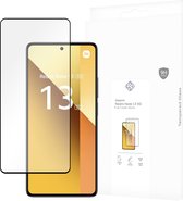 Cazy Full Cover Glass Screen Protector geschikt voor Xiaomi Redmi Note 13 5G - Zwart