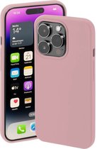 Hama Finest Feel Cover Hoesje geschikt voor Apple iPhone 14 Pro - TPU materiaal - Zijdezacht afwerking - Krasbestendig - Perfecte Pasvorm - Nude