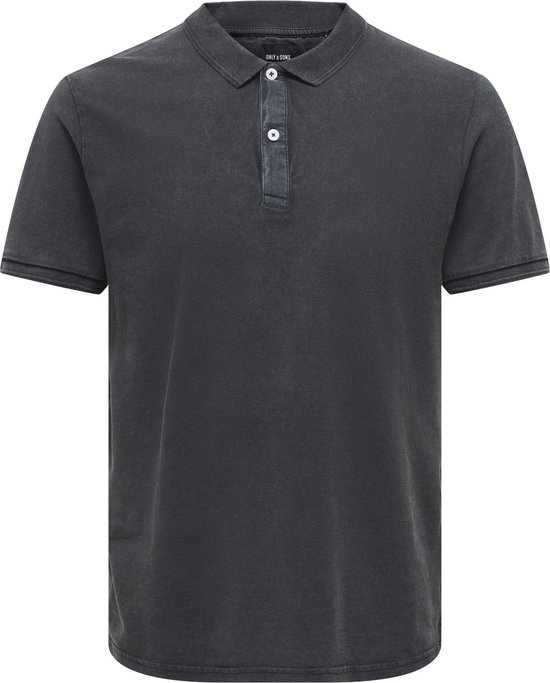 ONLY & SONS ONSTRAVIS SLIM WASHED SS POLO NOOS Heren Poloshirt