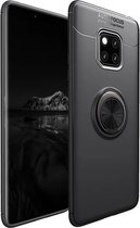 DrPhone SPC - Back Cover - TPU - Hoesje Met Ringhouder - Volledige Bescherming - Magnetisch - Comfortabel In De Handen - Geschikt voor Huawei Mate 20 - Zwart