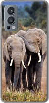 OnePlus Nord 2 5G - Amis de l'éléphant - Coque de téléphone en Siliconen