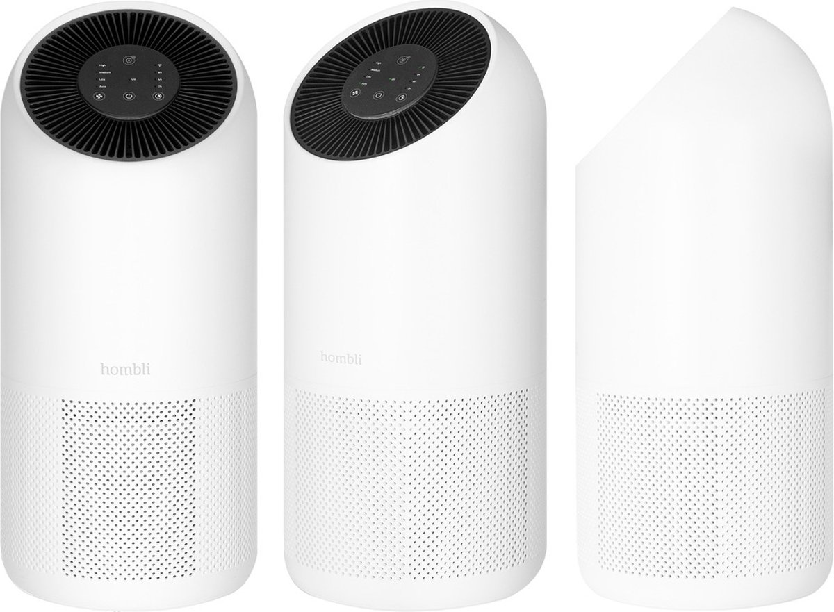Hombli Smart Air Purifier XL – Luchtreiniger – HEPA 13 Filter en Actieve Koolstoffilter – Wifi - Bediening via App – Spraakbesturing met Google, Alexa en Siri — afbeelding 4