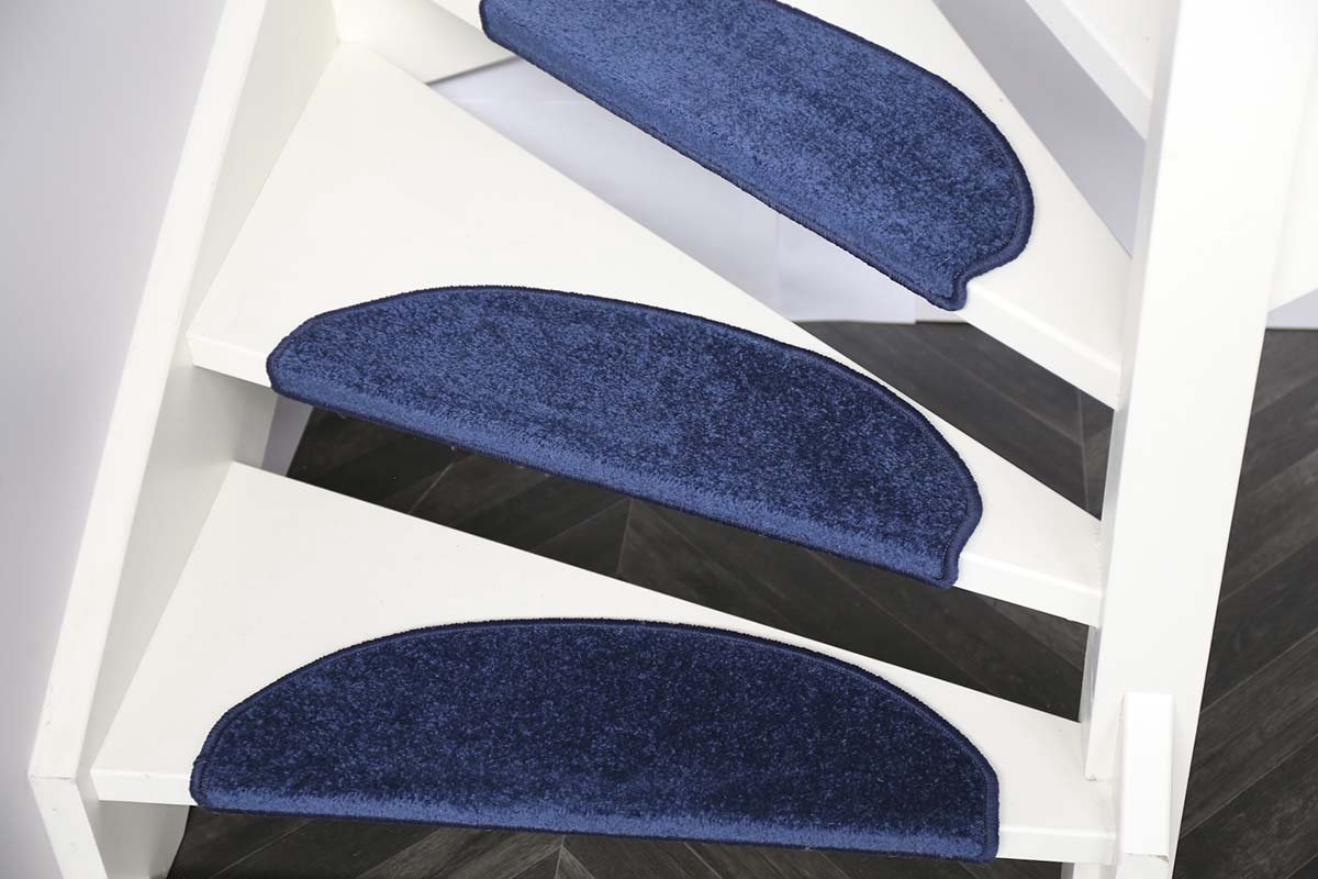 Trapmatten Twist- 15 stuks-65x20x4 cm-Blauw