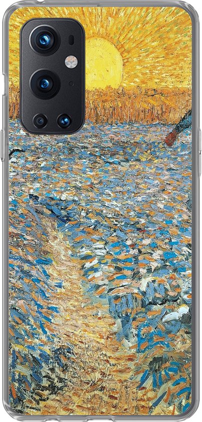 Telefoonhoesje Geschikt voor OnePlus 9 Pro hoesje - De zaaier - Vincent van Gogh - Siliconen Telefoonhoesje
