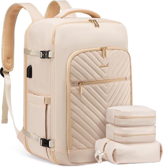 LOVEVOOK Handbagage, rugzak, vliegtuig, reisrugzak voor dames, groot