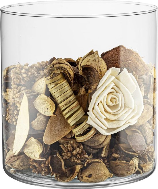 Glazen cilinder H: 15 cm bloempot glas cilindervorm glazen vaas rond decoratief glas voor kaarsen doorzichtige vaas ronde tulpen vaas glazen cilinder voor kaarsen | diameter 15 cm |