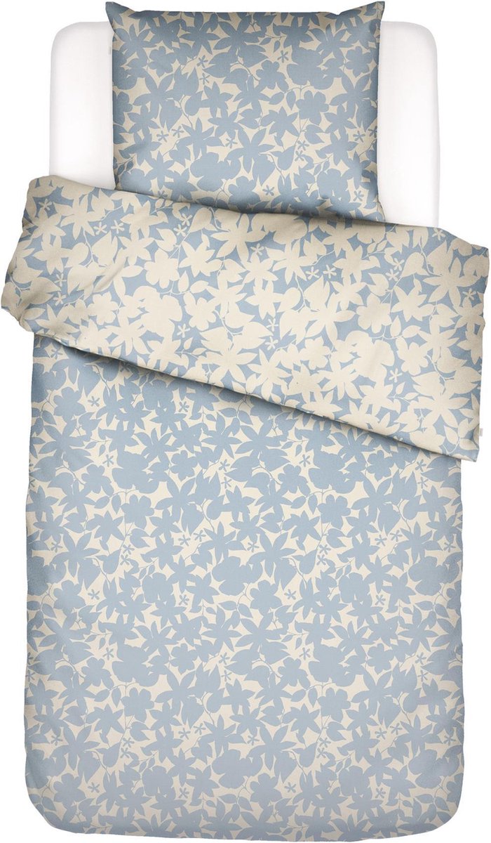 ESSENZA Imara Dekbedovertrek Zen blue - Eenpersoons – 140x200/220 cm