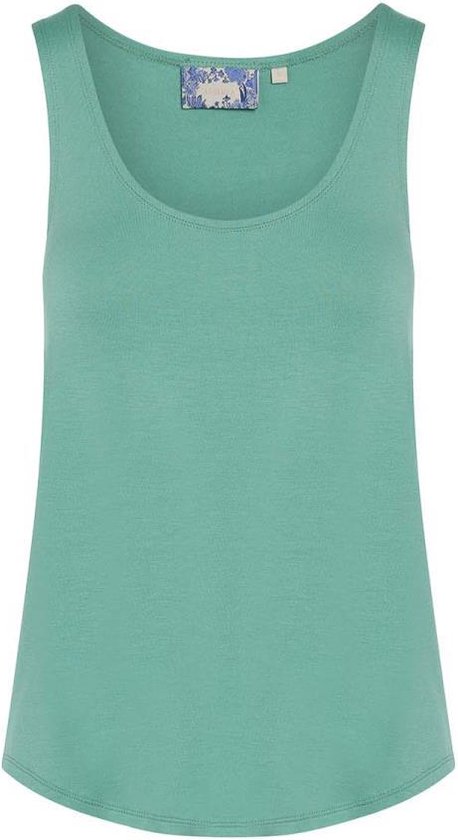 ESSENZA Shelby Uni Top Mouwloos Easy green - L