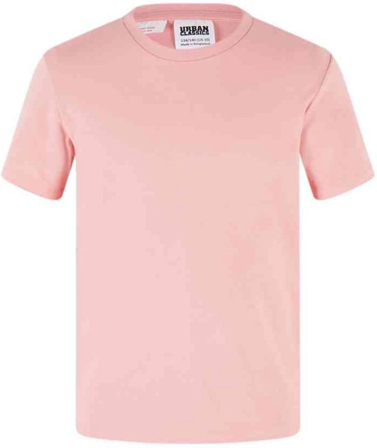 Urban Classics - Stretch Jersey Kinder T-shirt - Kids - Roze