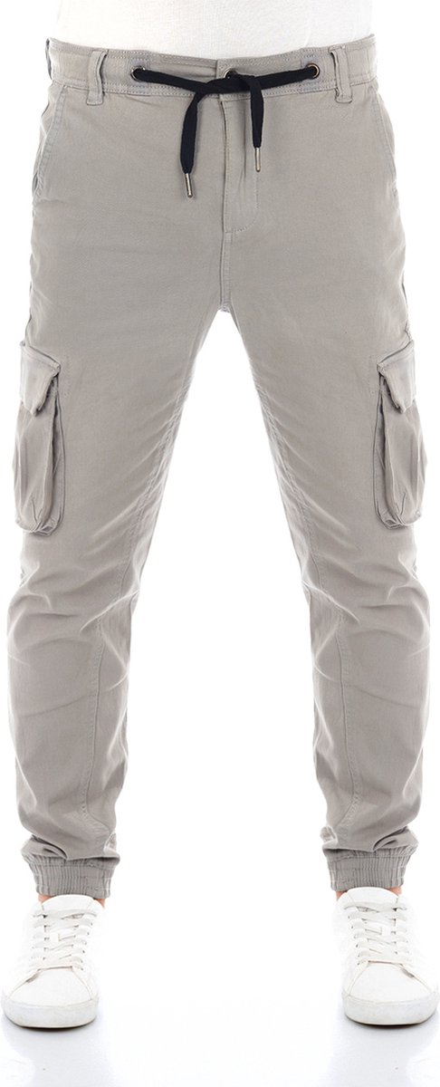 riverso Heren Cargo Broek RIVHanno slim Grijs W 40 Volwassenen