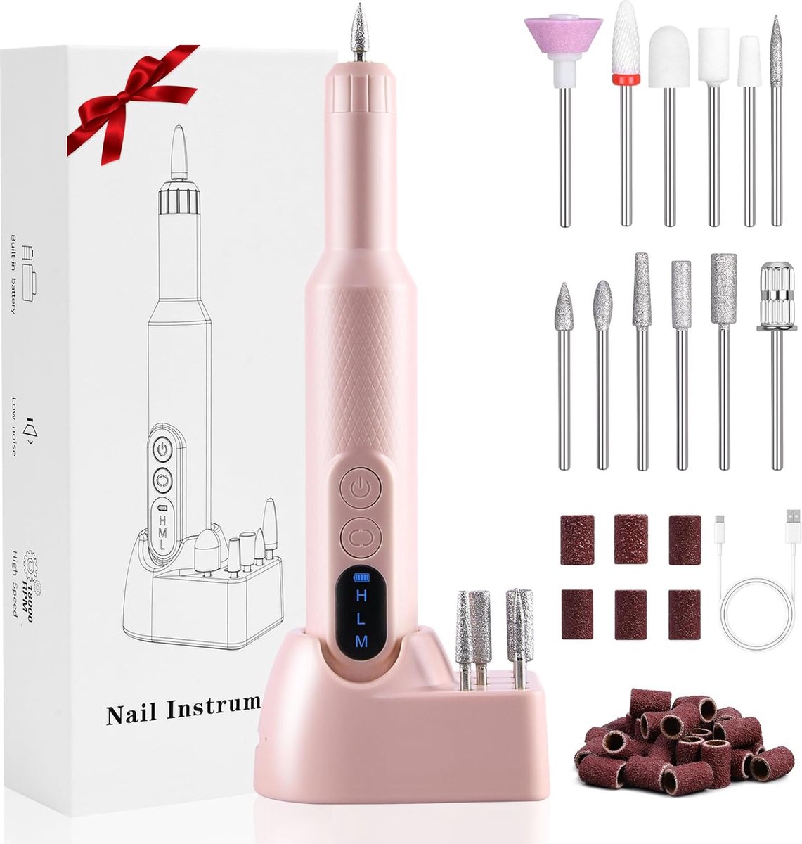 Goedkoopste Elektrische Nagelvijl - Nagelfrees - Electric Nail File - Manicureset - Manicure. Pedicure - Nagelvijl - Nagelboor