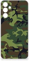 GSM Hoesje Geschikt voor Samsung Galaxy A15 Smartphonehoesje Camouflage