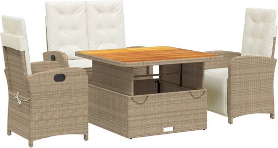vidaXL-4-delige-Tuinset-met-kussens-poly-rattan-beige
