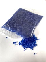 Boules - 10 000 pièces - 7-8 mm - Blauw - Orbeez - Boules absorbant l'eau - Boules d'eau - Boules de gel Transparent - Perles d'eau - Perles d'eau