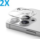 Protecteur d'objectif d'appareil photo - Transparent - Protecteur d'objectif - Verre de protection transparent - 2X - Convient pour : Apple iPhone 14 Pro Max