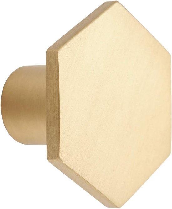 Set van 12 ronde kastknoppen met schroeven, ronde gouden knop voor lade en commode (plus een schroevendraaier