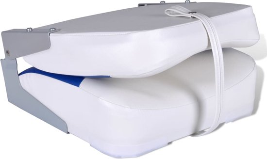 Boot stoel neerklapbaar zwart grijs rood – Bateau Bootservice