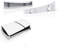 YONO Standaard Horizontaal geschikt voor PS5 SLIM - Houder Playstation 5 Stand Accessoires Beugel - Wit