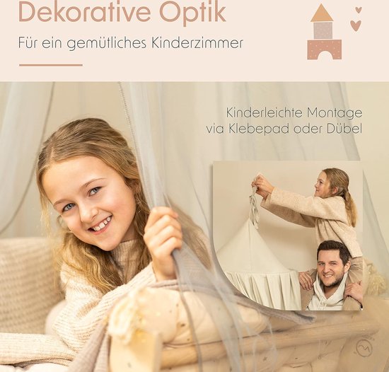 NADINE bedhemel - biologisch - Groen - Kinderkamer