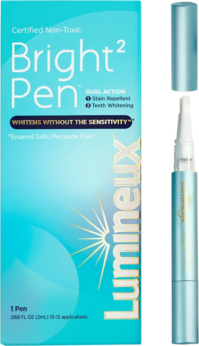 Lumineux Whitening Pen- Peroxide Vrij - 100% Bio - Tandenbleek Pen