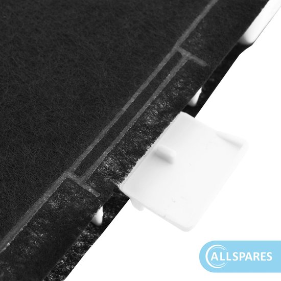 AllSpares CleanAir Actieve koolfilter voor afzuigkappen geschikt voor Bosch 11049702/11026771 / DHZ5346, Siemens LZ53451 en Neff Z5102X1 (320 x 202 x 41 mm