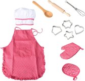 kinderschorten, 11 stuks kinderen koken spelen keuken waterdicht bakken voor meisjes cadeau