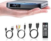 DVD speler met HDMI - DVD speler met HDMI aansluiting - DVD speler HDMI - DVD speler portable - Zwart - 0,45kg