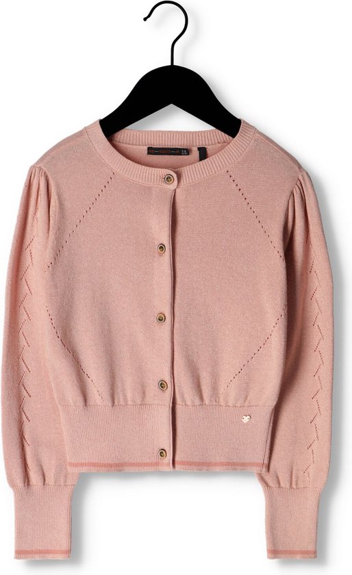 Nono Alia Knitted Cardigan Pulls & Gilets Filles - Pull - Sweat à capuche - Cardigan - Rose - Taille 122/128
