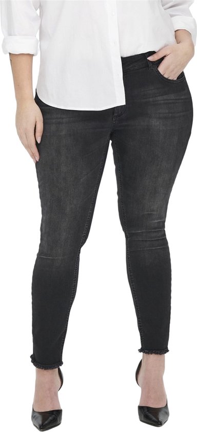 ONLY Willy Regular Ankle Skinny Jeans - Femme - Noir - W42 X L34