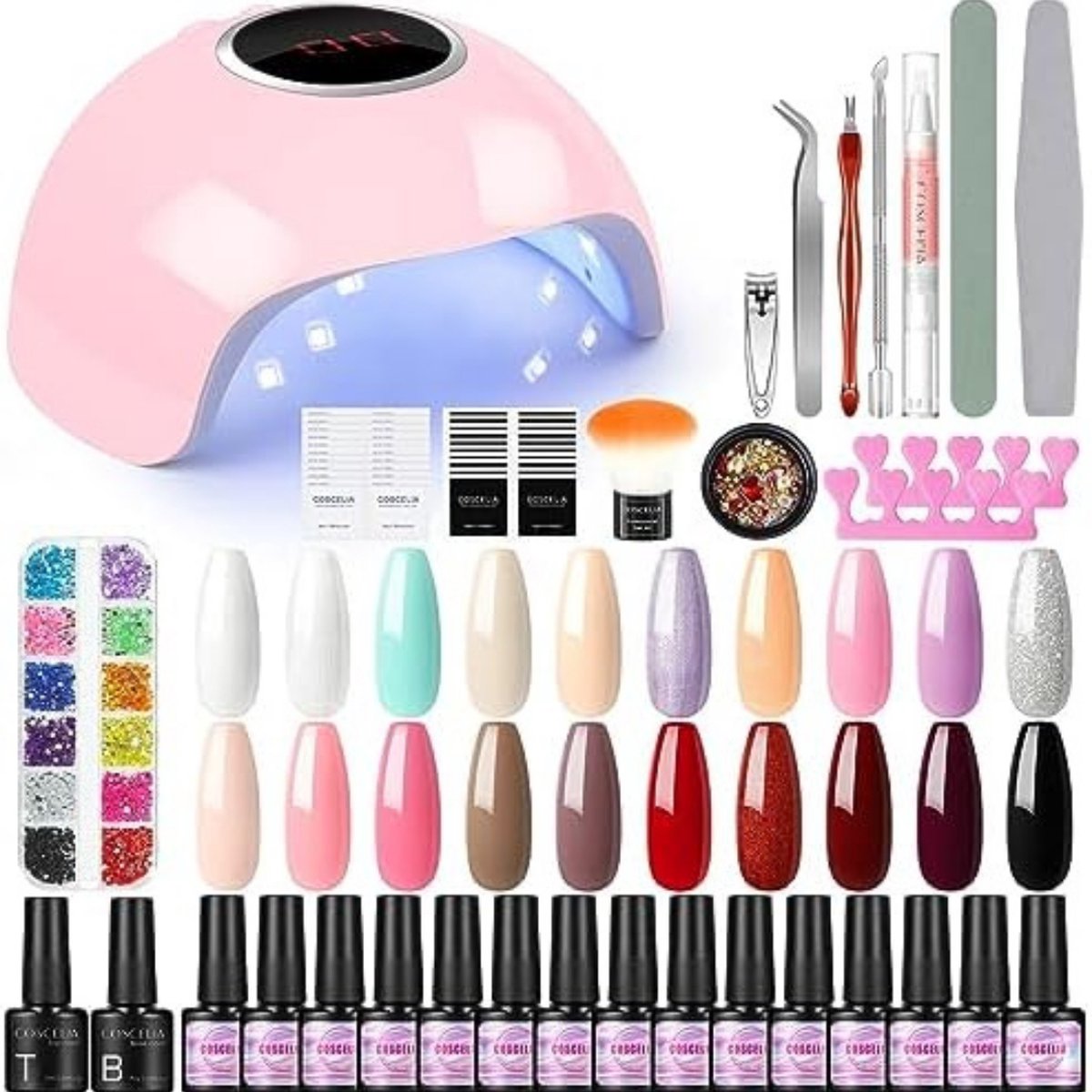 Goedkoopste Uv Lamp Gelnagels Starterspakket - Gellak Starterspakket - Gelnagel Set