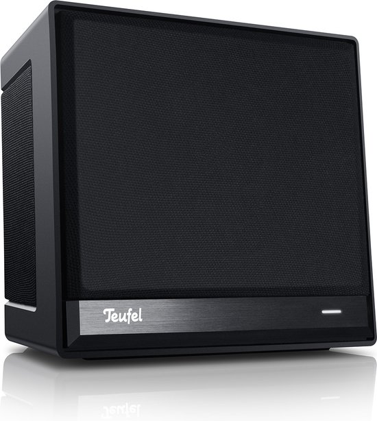 Teufel ONE S compacte wifi bluetooth speaker, multiroom, stereo, USB, internetradio, zwarte streaming speaker
