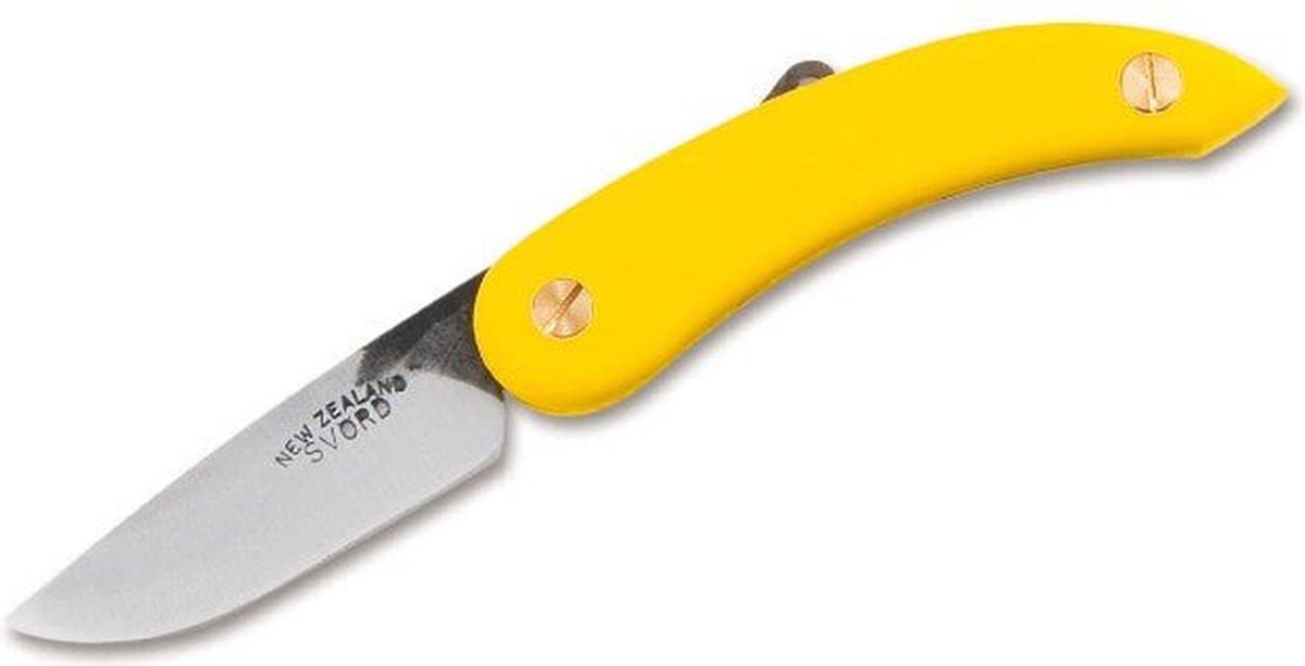 Svord Svörd Peasant Knife 21.5 Cm Opvouwbaar Zakmes Yellow Zakmes Inklapbaar Mes