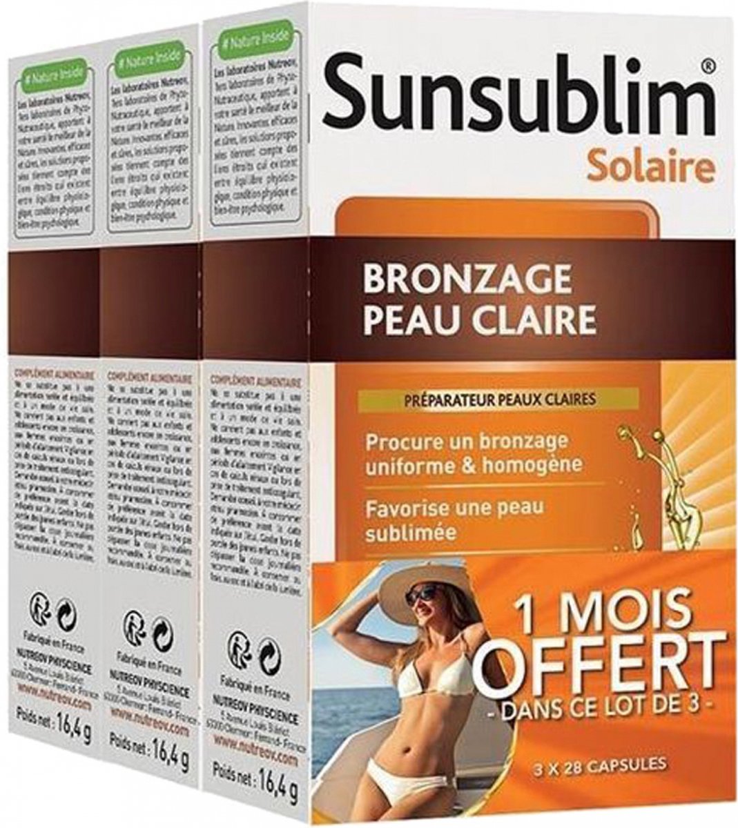 Goedkoopste Nutreov Sunsublim Bruining Heldere Huid 3 x 28 Capsules Pak