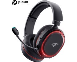 Kofire UG-08S draadloze Gaming headset – Hooftelefoon/Koptelefoon – met Microfoon – Geschikt voor PS4,PS5,PC en Nintendo Switch – zwart
