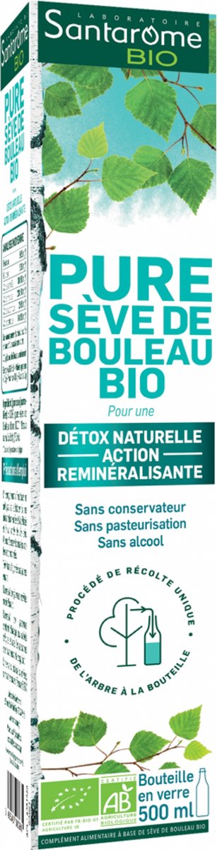 Goedkoopste Santarome Biologisch Zuiver Berkensap 500 ml
