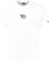 Ballin Amsterdam - Heren Loose Fit T-shirts Crewneck SS - White - Maat L
