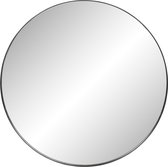 Ben Mimas Ronde Spiegel - Ø 80 cm - Voorgemonteerd - Mat Zwart - Badkamerspiegel - Wandspiegel