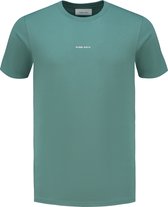 Purewhite - Heren Regular fit T-shirts Crewneck SS - Faded Green - Maat S