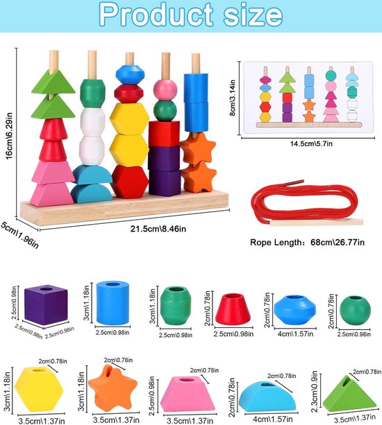 Montessori - Educatief Speelgoed - Wooden Story - Geïnspireerd modern