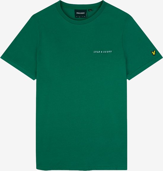 Embroidered T-Shirt - Groen - XS