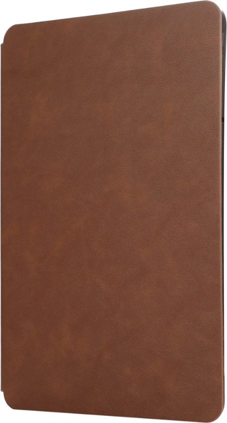 Case2go - Étui pour tablette adapté à Lenovo Tab M11 - Étui en cuir simple - Book Case - 11 pouces - Marron