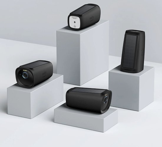 Eufy Cam 3 4K Draadloze Beveiligingsset - Inclusief Homebase 3 en 2 Solar Camera's incl. BLACK skin - Bundelvoordeel van Eufy — afbeelding 4
