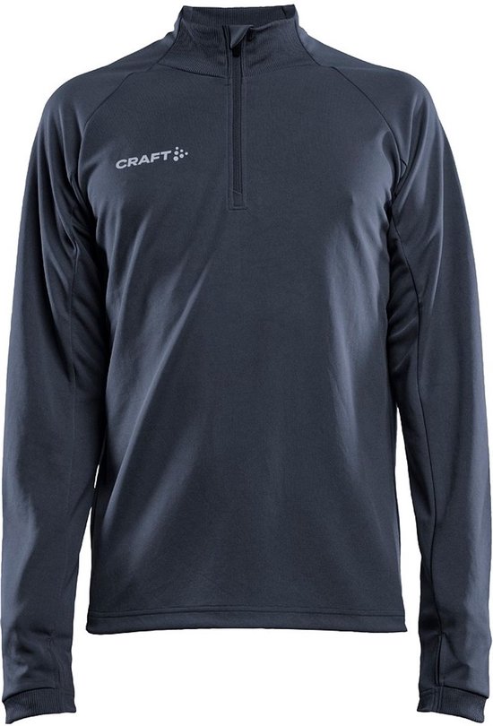 Craft Evolve Ziptop Heren - Asfalt | Maat: 3XL