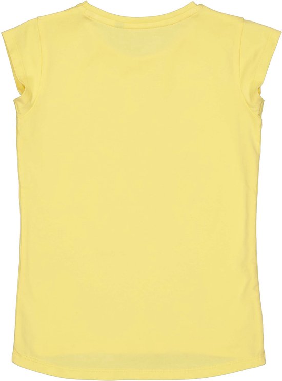 Meisjes t-shirt - Tecilia - Geel zand - Quapi