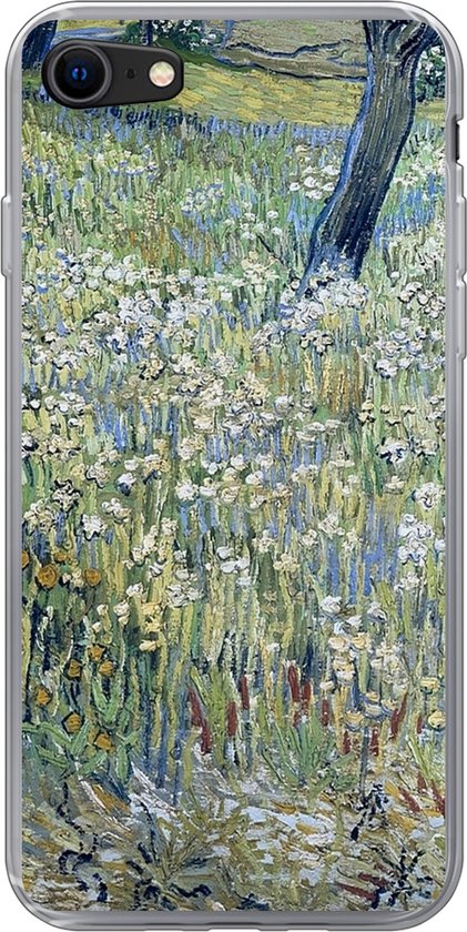 Coque iPhone 8 - Troncs d'arbres dans l'herbe - Vincent van Gogh - Siliconen