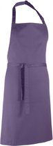 Schort/Tuniek/Werkblouse Unisex One Size Premier Purple 65% Polyester, 35% Katoen