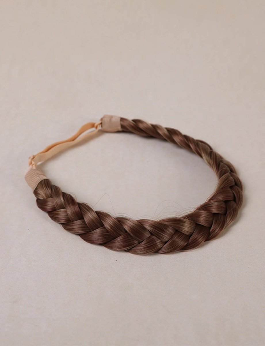 Pinned By K - Hair Braids - Kastanje Gemixt Blond Bruin - Festival Look - Haarband - Haarvlecht - Infinity Braids