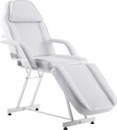 Hoge Kwaliteit Witte Behandelstoel Starterset - Perfect voor Massages en Behandelingen - Verstelbaar met Voetsteun en Kussen - 3 Zones