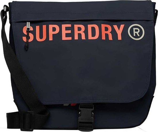 Superdry Tarp Messenger Bag Navy